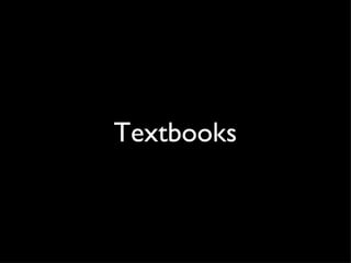 Textbooks 