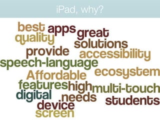 iPad, why?
 