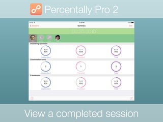 Percentally Pro 2
View a completed session
 