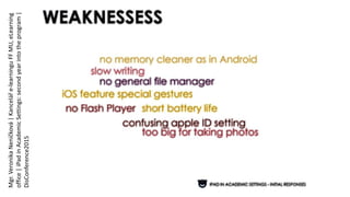 Mgr.VeronikaNeničková|Kanceláře-learninguFFMU,eLearning
office|iPadinAcademicSettings:secondyearintotheprogram|
DisConference2015
 