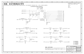 IN
IN
IN
IN
IN
IN
OUT
OUT
IN
IN
OUT
OUT
IN
IN
OUT
OUT
OUT
OUT
OUT
OUT
OUT
OUT
OUT
IN
OUT
OUT
OUT
OUT
IN
IN
BAND2+
BAND2-
BAND17-
VC3
ANT
VC2
VC1
GND
AUXBAND3
TERM
BAND1/4-
BAND17+
BAND5/8-
BAND5/8+
VDD
BAND1/4+
Apple Inc.
THE INFORMATION CONTAINED HEREIN IS THE
PROPRIETARY PROPERTY OF APPLE INC.
124578
B
D
8 7 6 5 4 3
C
B
A
NOTICE OF PROPRIETARY PROPERTY:
PAGE
12
D
A
C
PAGE TITLE
SHEET
IV ALL RIGHTS RESERVED
R
D
SIZEDRAWING NUMBER
REVISION
BRANCH
6 3
THE POSESSOR AGREES TO THE FOLLOWING:
I TO MAINTAIN THIS DOCUMENT IN CONFIDENCE
III NOT TO REVEAL OR PUBLISH IT IN WHOLE OR PART
II NOT TO REPRODUCE OR COPY IT
CRITICAL BOM OPTION
TABLE_5_HEAD
PART# DESCRIPTIONQTY REFERENCE DESIGNATOR(S)
TABLE_5_ITEM
TABLE_5_ITEM
RX DIVERSITY
BOM OPTIONS
R1603R
==================================
BAND
BAND 1/4
BAND 5
BAND 13/17
BAND 2
BAND 8
VC1
DIVERSITY MODULE LOGIC
VC2 VC3
L
C1616
L1610
U1601
C
U
CONFIDENTIAL AND PROPRIETARY APPLE SYSTEM DESIGN. FOR REFERENCE PURPOSES ONLY - NOT A CHANGE REQUEST.
01005
1/32W
MF
CELL
0.00
0%
R45005_RF
7.5NH-5NH%-140MA
CELL
01005
L45008_RF
7.5NH-5NH%-140MA
01005
CELL
L45010_RF
01005
1/32W
CELL
0.00
0%
MF
R45006_RF
1/32W
MF
0.00
0%
01005
CELL
R45007_RF
0%
0.00
CELL
MF
1/32W
01005
R45008_RF
0.00
CELL
MF
1/32W
01005
0%
R45009_RF
CELL
01005
15NH-3%-140MA
L45005_RF
01005
5.1NH-3%-0.16A
CELL
L45006_RF
5%
16V
01005
CELL
12PF
CERM
C45013_RF
5%
16V
CERM
01005
CELL
12PF
C45014_RF
CELL
01005
4.7NH-3%-160MA
L45002_RF
CELL
201
1/20W
5%
0
MF
R45010_RF
1.2PF
CELL
C0G-CERM
25V
+/-0.05PF
0201
C45015_RF
CELL
0.9NH+/-0.1NH-0.32A-0.6OHM
01005
L45011_RF
CELL
0.9NH+/-0.1NH-0.32A-0.6OHM
01005
L45012_RF
CELL
0201
1.4NH+/-0.1NH-0.6A-0.15OHM
L45013_RF
NOSTUFF
01005
4.3NH-3%-180MA
L45007_RF
35
35
6.2NH-3%-140MA
01005
NOSTUFF
L45003_RF
25
25
25
1321222732
26
26
35
35
26
26
35
35
26
26
01005
SIGNAL_MODEL=EMPTY
12NH-5NH%-140MA
NOSTUFF
L45004_RF
35
35
35
35
35
26
26
CELL
10%
6.3V
X5R
01005
0.01UF
C45001_RF
35
CELL
01005
16V
NP0-C0G
5%
56PF
C45002_RF
35
35
35
32
35
36
CELL
100PF
16V
NP0-C0G
01005
5%
C45003_RF
CELL
NP0-C0G
100PF
01005
16V
5%
C45004_RF
100PF
CELL
5%
16V
01005
NP0-C0G
C45005_RF
CELL
MF
1%
1/20W
49.9
201
R45003_RF
OMIT
B30374D5056V025
LGA
U45001_RF
MF
CELL
1/32W
0.00
0%
01005
R45004_RF
01005
15NH-3%-140MA
CELL
L45009_RF
EPCOS B13/BC10 DIV. MODULE353S3537 1 B3_13YU45001_RF
EPCOS B17 DIVERSITY MODULE353S3538 1 U45001_RF Y B4_17
RX DIVERSITY
50_DRX_ASM_MCH50_DRX_ANT 50_DIVERSITY_SWITCH_MATCH
100_DRX_BAND1_BAND4_N
100_DRX_BAND1_BAND4_SAW_OUT_N
100_DRX_BAND1_BAND4_P100_DRX_BAND1_BAND4_SAW_OUT_P
100_DRX_B5_B8_SW_MATCH_N
100_DRX_BAND2_RX_N
100_DRX_BAND2_SAW_OUT_N
100_DRX_B13_B17_SW_P
50_OHM_TERM
100_DRX_B13_B17_SW_N
100_DRX_B5_B8_SW_N
100_DRX_B5_B8_SW_P
PP_LDO14_2P65
DRX_MODE_SEL_C
DRX_MODE_SEL_A
DRX_MODE_SEL_B
100_DRX_B13_B17_SW_N 100_DRX_BAND13_BAND17_N
100_DRX_B13_B17_SW_P
100_DRX_B13_B17_MATCH_N
100_DRX_BAND5_BAND8_P100_DRX_B5_B8_SW_P 100_DRX_B5_B8_SW_MATCH_P
100_DRX_B5_B8_SW_N
100_DRX_BAND2_RX_P100_DRX_BAND2_SAW_OUT_P
100_DRX_BAND5_BAND8_N
100_DRX_BAND13_BAND17_P100_DRX_B13_B17_MATCH_P
50_DRX_B3_OUT
100_DRX_BAND2_SAW_OUT_P
100_DRX_BAND2_SAW_OUT_N
100_DRX_BAND1_BAND4_SAW_OUT_N
100_DRX_BAND1_BAND4_SAW_OUT_P
051-9374
13.0.0
45 OF 102
35 OF 46
1 2
21
21
1 2
1 2
1 2
1 2
1
2
1
2
1 2
1 2
1
2
1 2
2
1
1 2
1 2
1 2
1
2
1
2
1
2
2
1
2
1
2
1
2
1
2
1
1
2
17
16
24
6
8
5
4
2
7
10
9
15
12
18
20
23
25
19
11
13
1
21
22
3
14
1 2
1
2
 