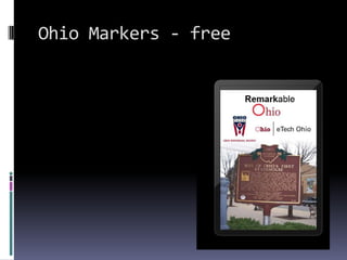 Ohio Markers - free