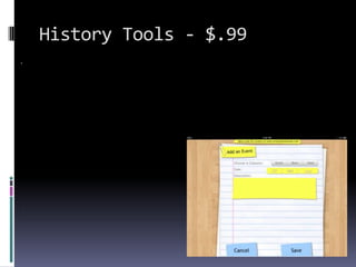 History Tools - $.99