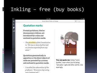Inkling – free (buy books)