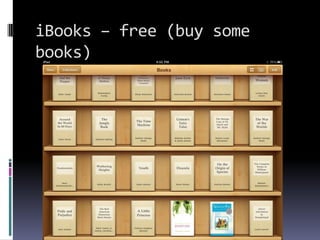iBooks – free (buy some books)