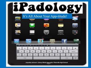 It’s All About Your App-titude!




 Joquetta Johnson Library Media Specialist Pikesville High School
 