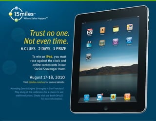 iPad Promotion on Facebook