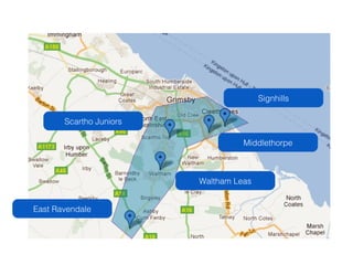 Signhills
Scartho Juniors
Middlethorpe

Waltham Leas
East Ravendale

 