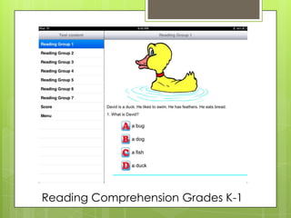 Reading Comprehension Grades K-1
 