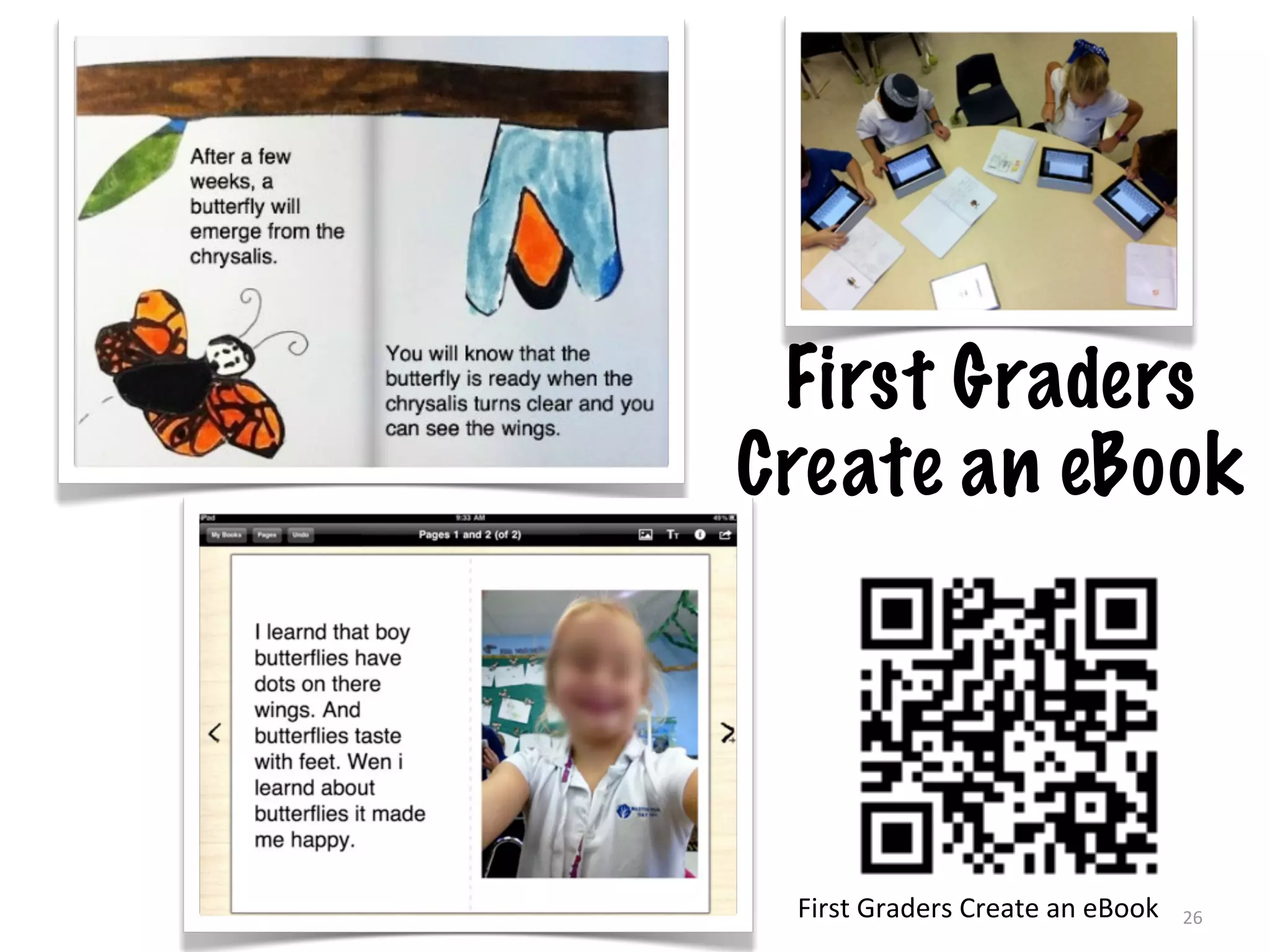 First Graders
Create an eBook




 First	
  Graders	
  Create	
  an	
  eBook   26
 