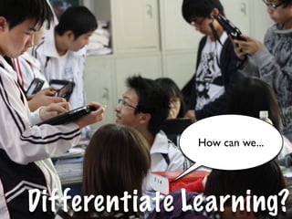 Text

                How can we...




Differentiate Learning?
 
