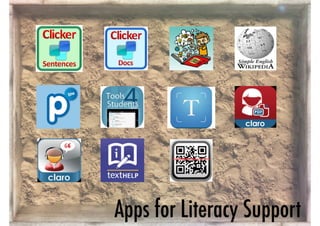 Apps for Literacy Support 
 