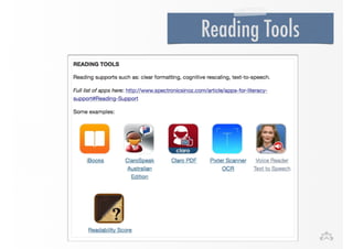 Reading Tools 
 