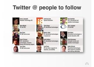 Twitter @ people to follow 
 