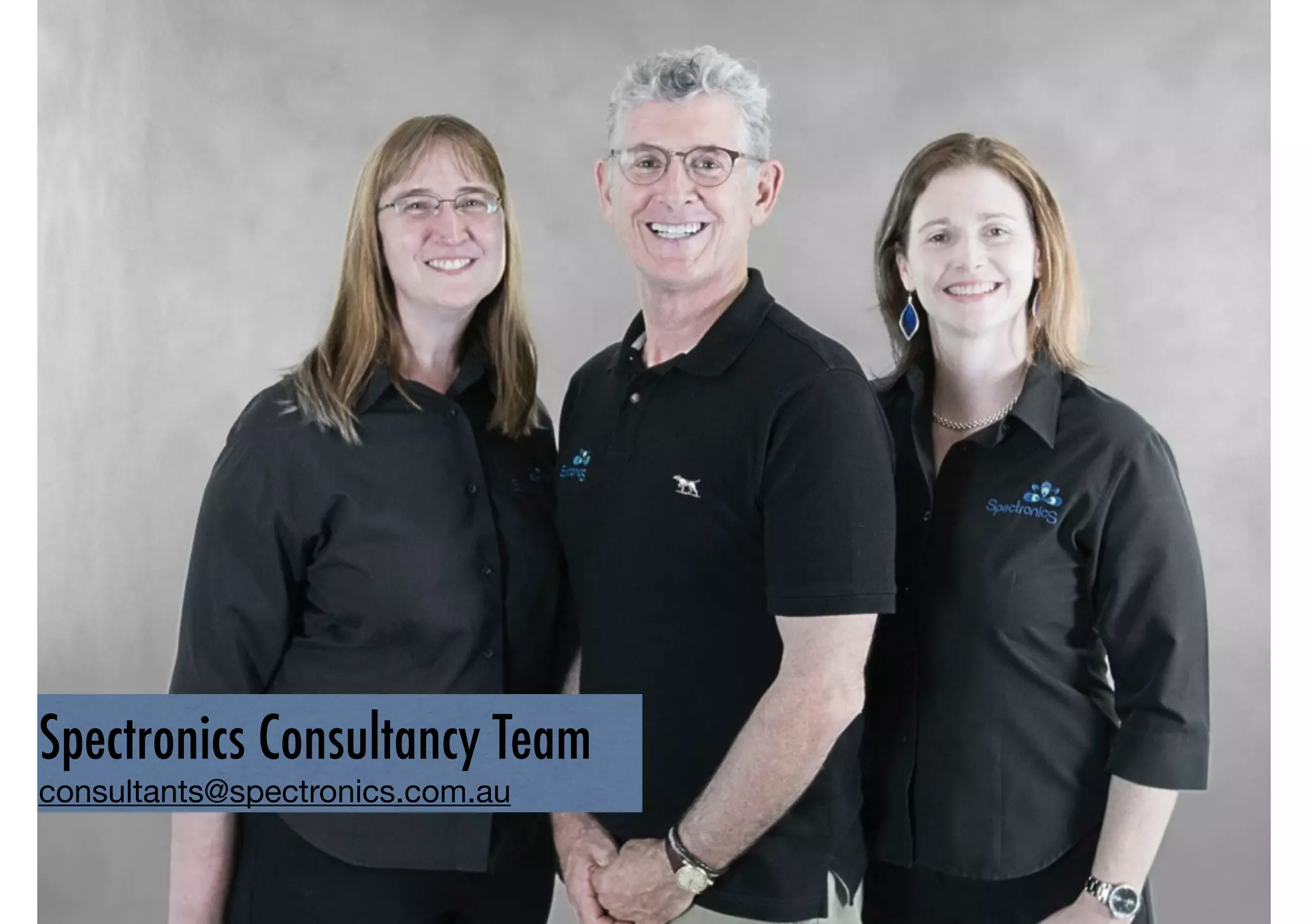 4 
Spectronics Consultancy Team 
consultants@spectronics.com.au 
 