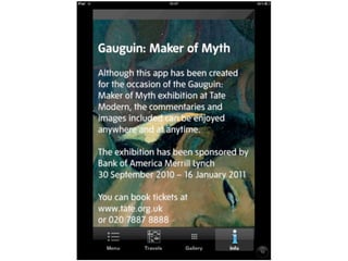 App Publishing for Museums - iPhone, iPad and beyond