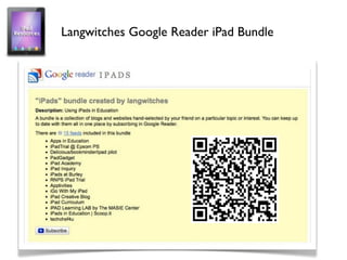 Langwitches Google Reader iPad Bundle
 