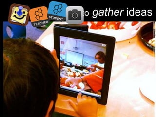 to gather ideas
 