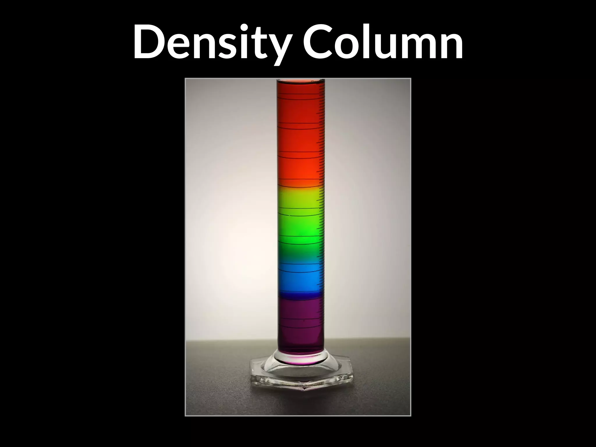 Density Column
 