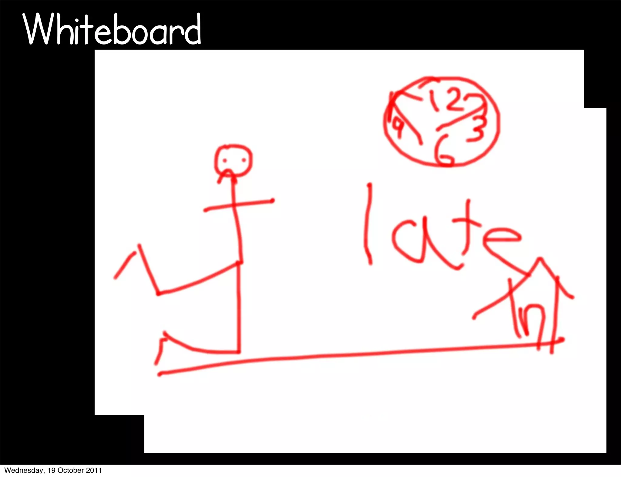Whiteboard




Wednesday, 19 October 2011
 