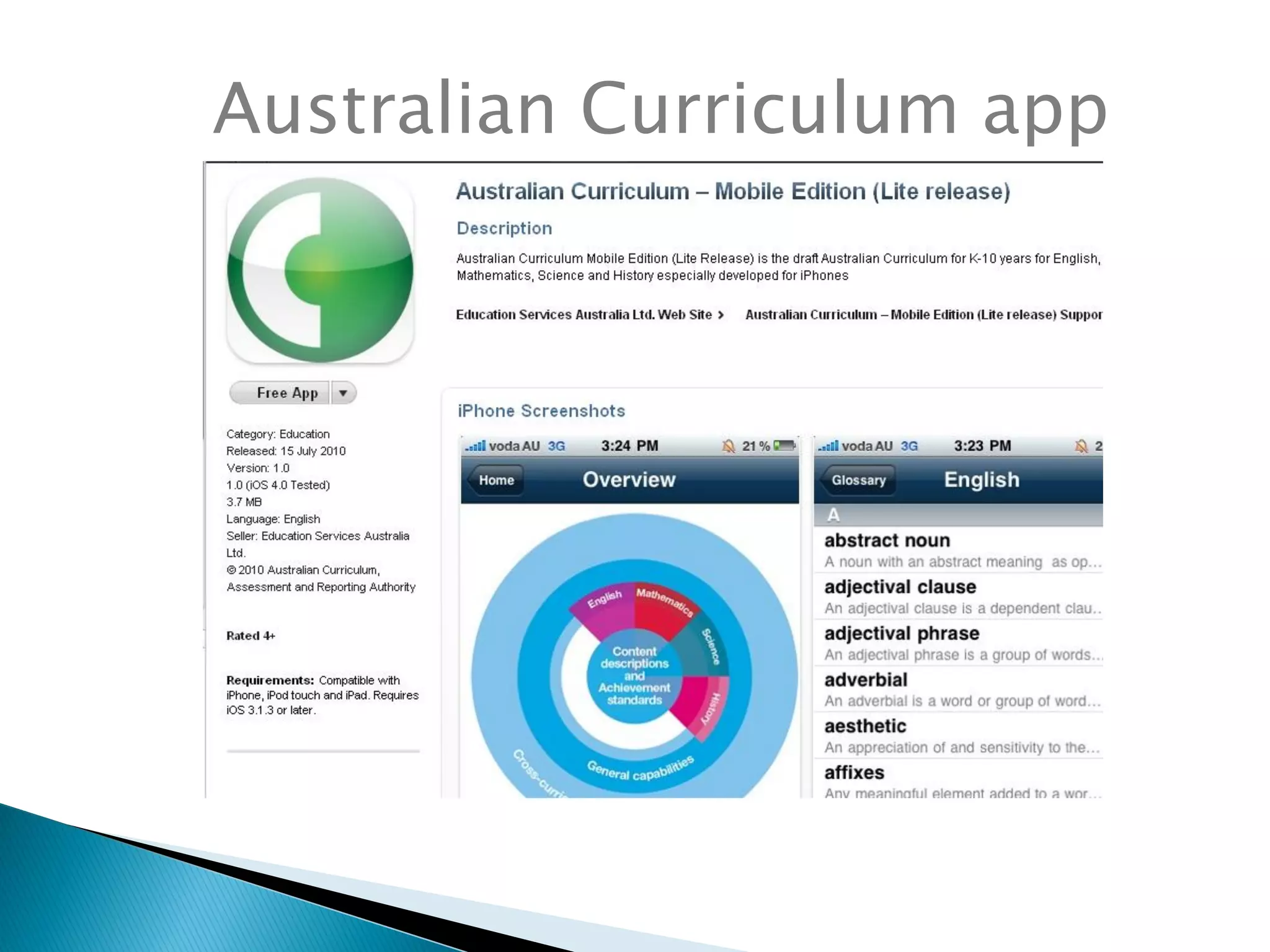 Australian Curriculum app
 