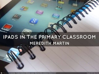 iPads in the Primary Classroom
