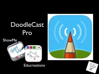 DoodleCast
Pro
ShowMe

Educreations

 
