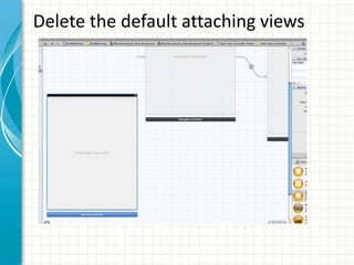 Delete the default attaching views
 