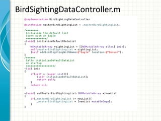 BirdSightingDataController.m
 