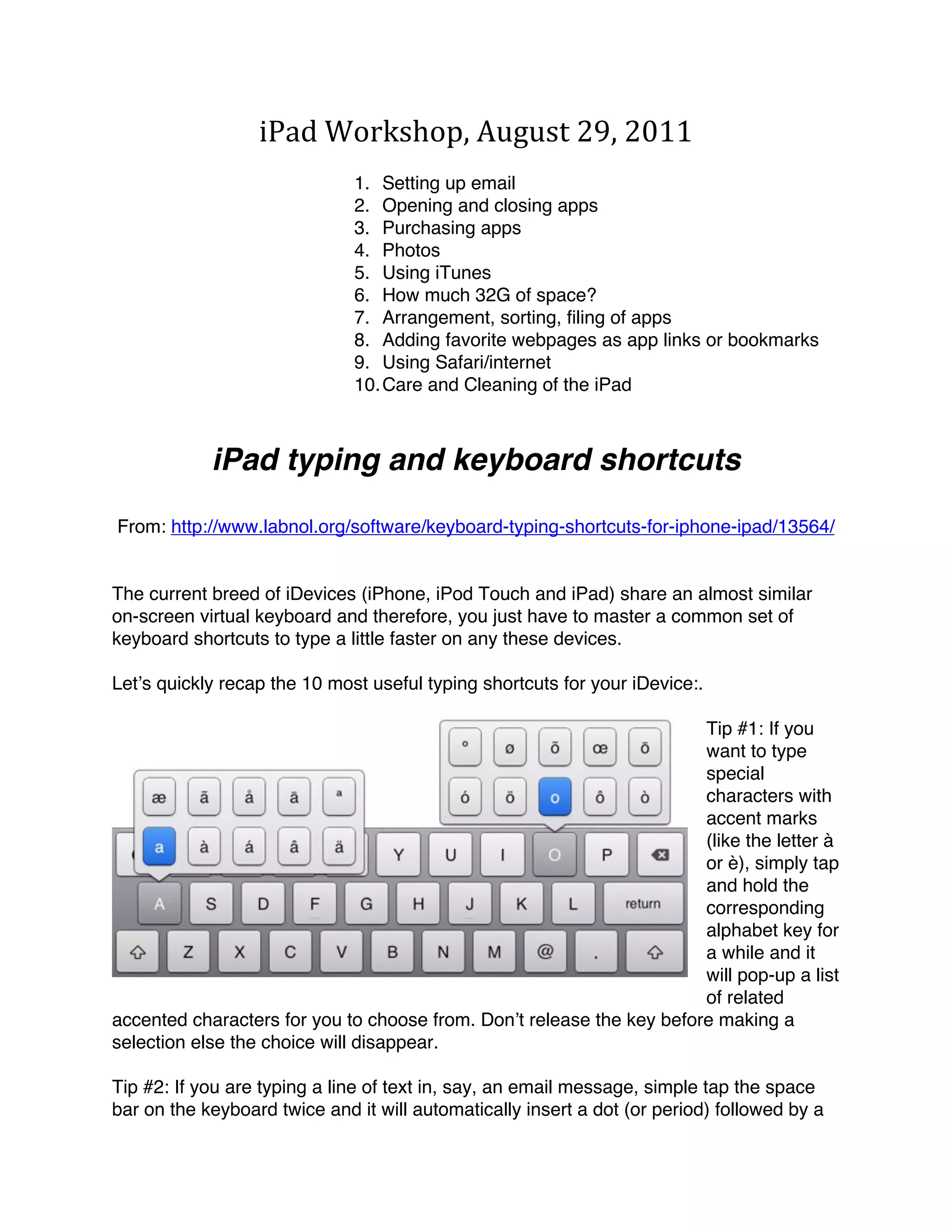 Ipad tips and hints pdf
