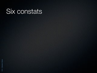 2012 - Sébastien Stasse




                          Six constats
 