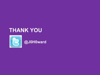 THANK YOU
@J0H0ward

 