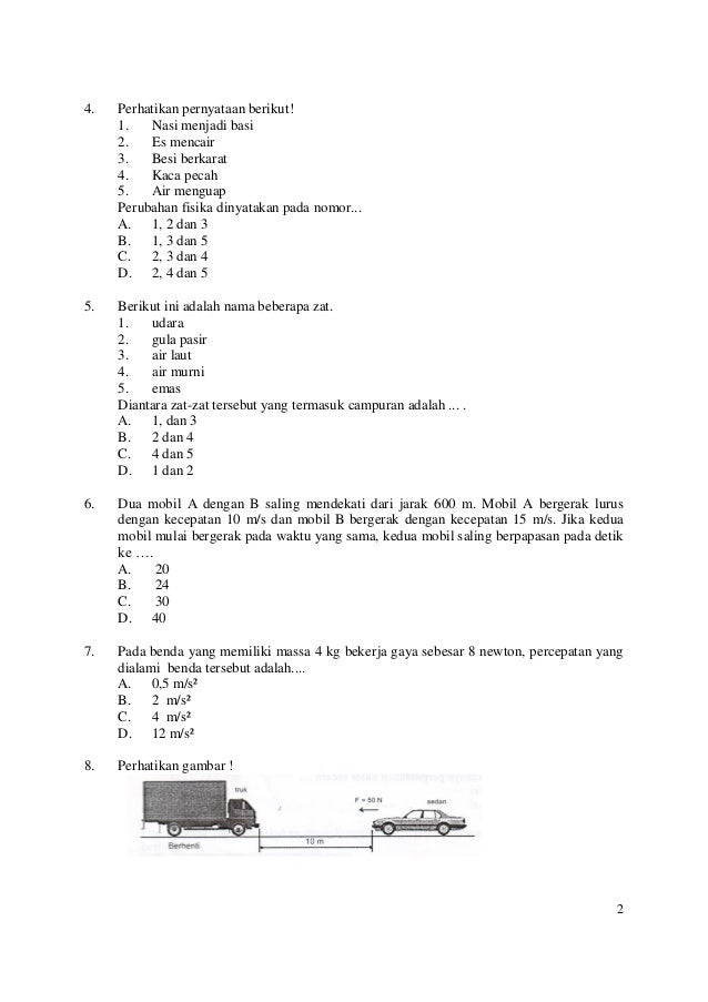 Soal Pengayaan Ipa Fisika Un 2016