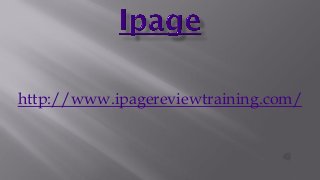 http://www.ipagereviewtraining.com/

 