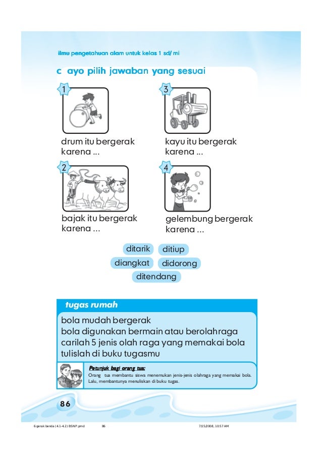 pdf Materi IPA kelas 1