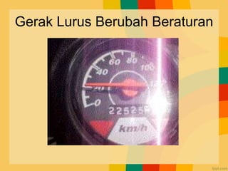 Gerak Lurus Berubah Beraturan
 