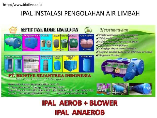 Ipal Instalasi Pengolahan Air Limbah  Ipal Aerob Ipal 