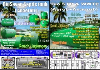 Ipal septic tank (anaerob) vs ipal bio stp & wwtp (aerob & anaerob) by bio seven