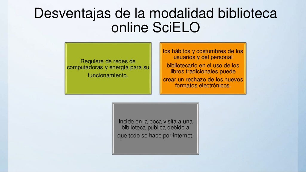 Ventajas Y Desventajas De Scielo Image to u