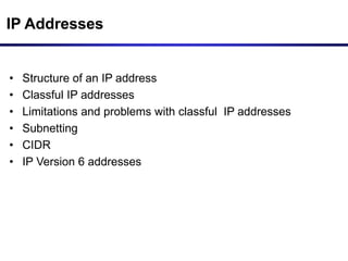 Cider Address this is a presentationon ip and cidr.ppt