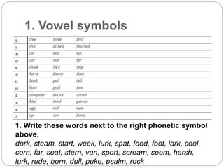 Ipa transcription practice 5th lecture | PPTX
