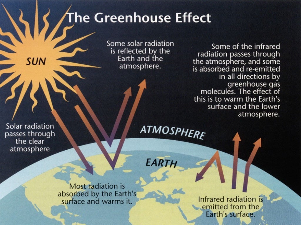 Acid rain, ozone depletion, Global warming