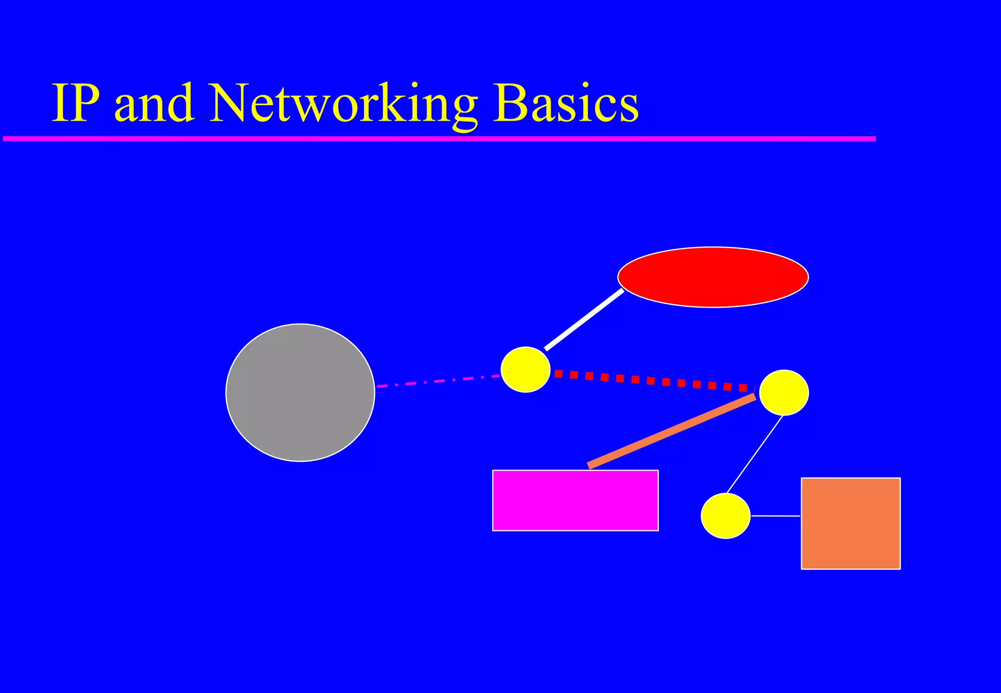 IP and Networking Basics
 