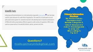 IPBC - Iodopropynyl Butylcarbamate (IPBC)