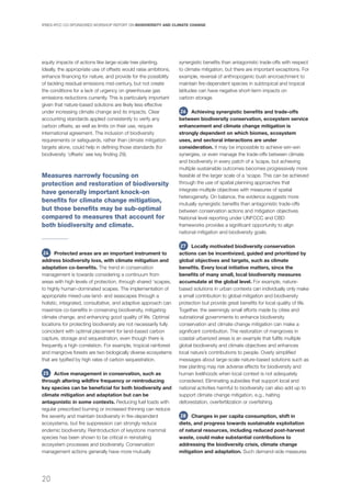 IPBES & IPCC : Biodiversity and Climate change report | PDF