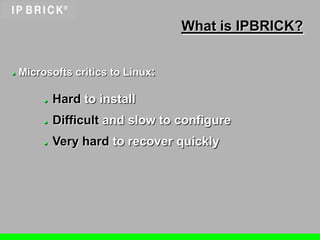 Ip Brick Presentatie 23 3 | PPT