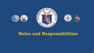 Roles and Responsibilities
33
 