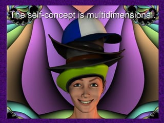 The self-concept is multidimensional.
 