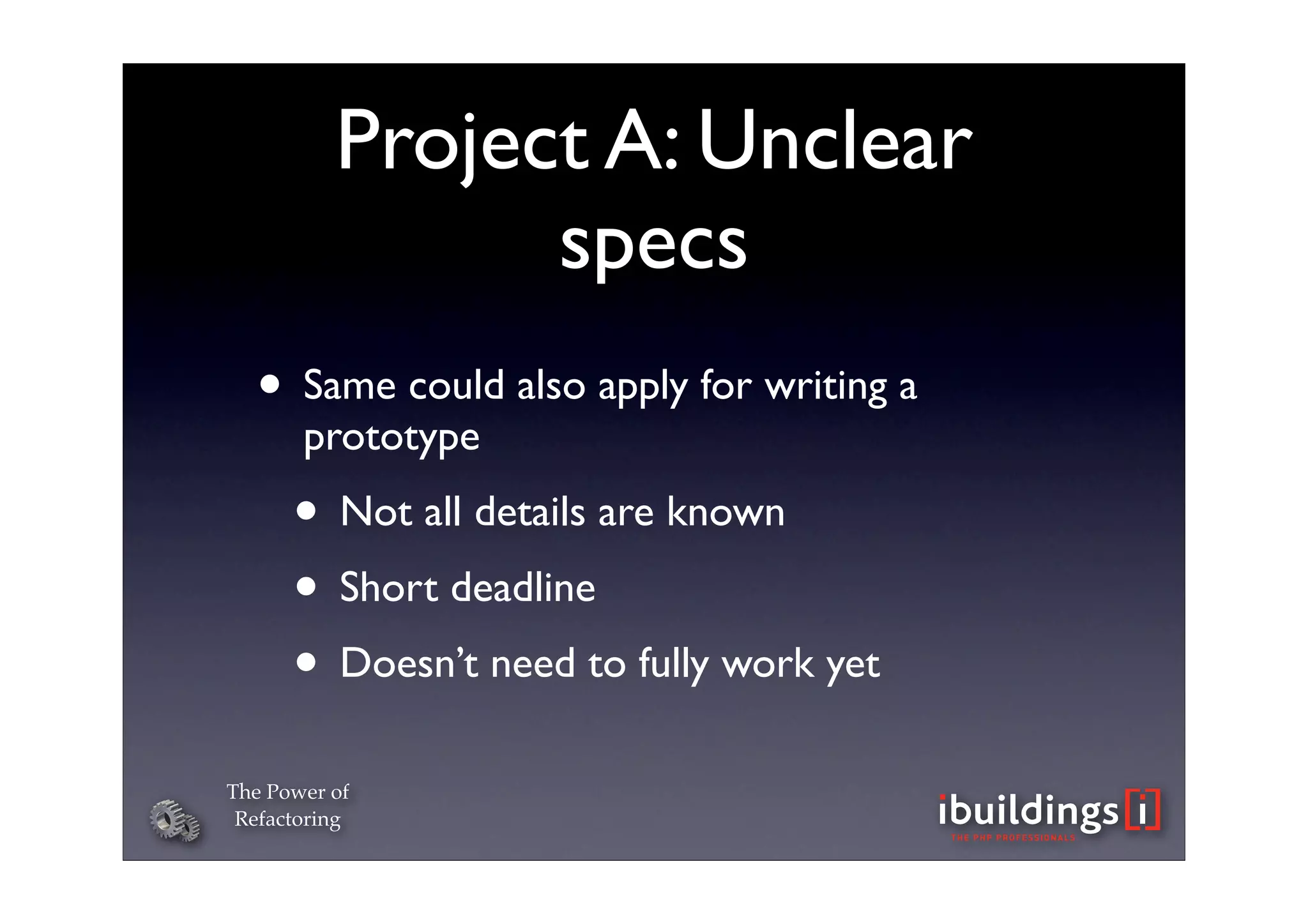 The Power of Refactoring