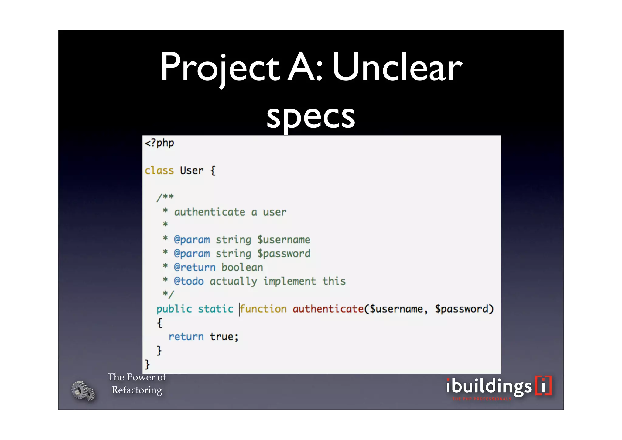 The Power of Refactoring